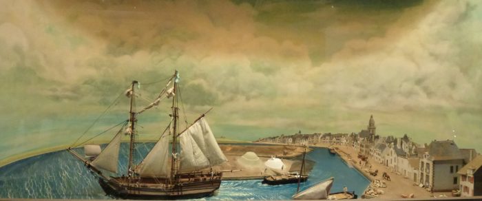 Le port du Croisic à la fin du 17e siècle. Musée des marais salants • Batz-sur-mer